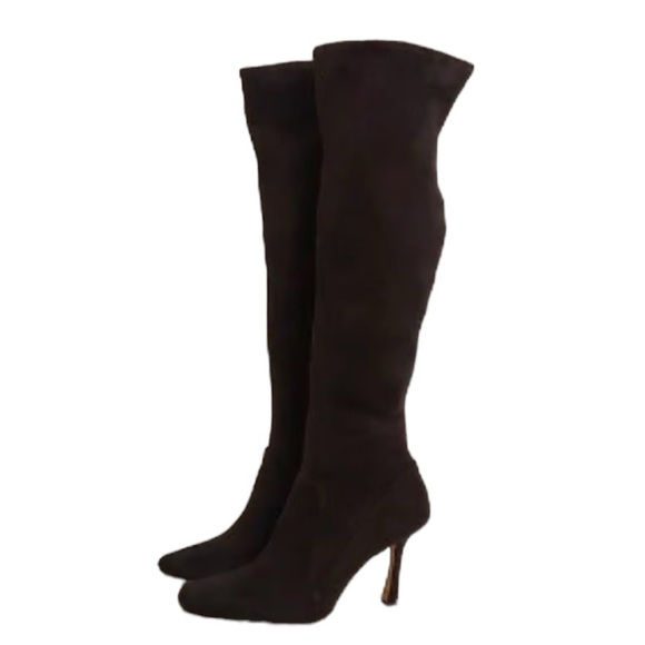 Gianni Bini Shoes - GIANNI BINI MAKAYE wide or slim calf suede tall boots w kitten heel NWT